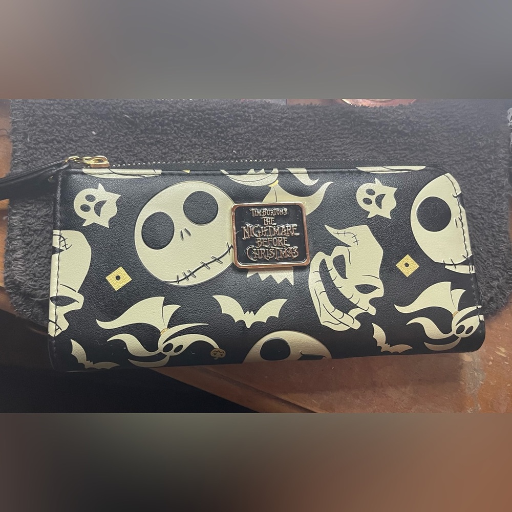 Gently Used Nightmare Before Christmas Wallet